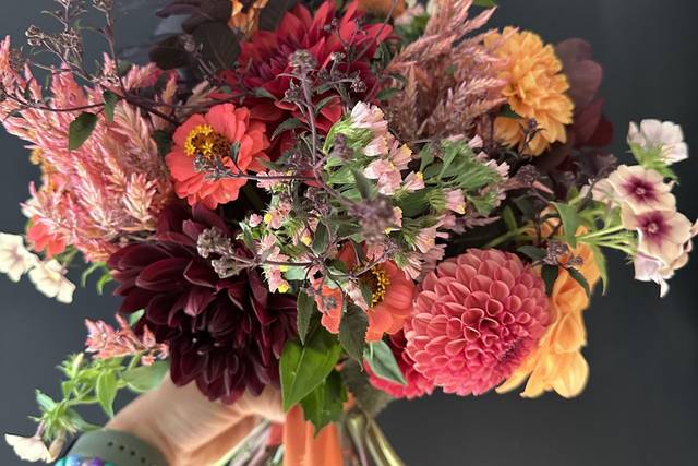 Autumnal British bouquet
