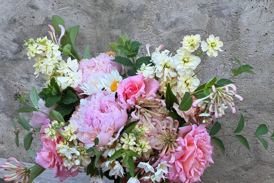 Homegrown roses!