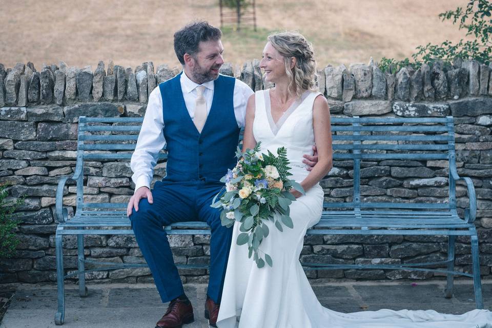 Glorious cascading bouquet