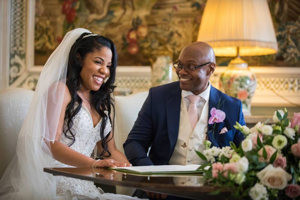 Castle Dining Room Ceremony