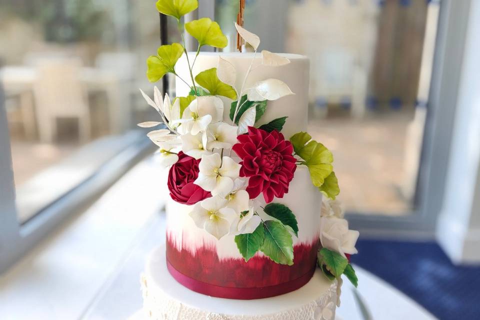 Hand made sugar flowers