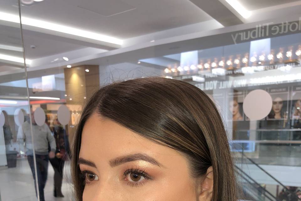 Birthday makeup look