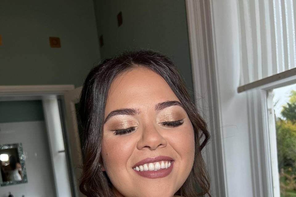 Anne’s wedding makeup