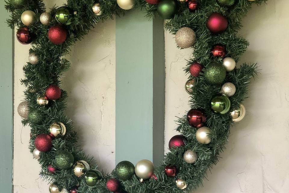 Custom giant Mickey wreath