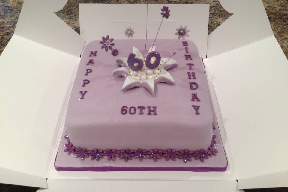 60th Celebration Cake