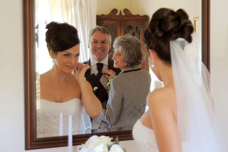 Last minute bridal prep