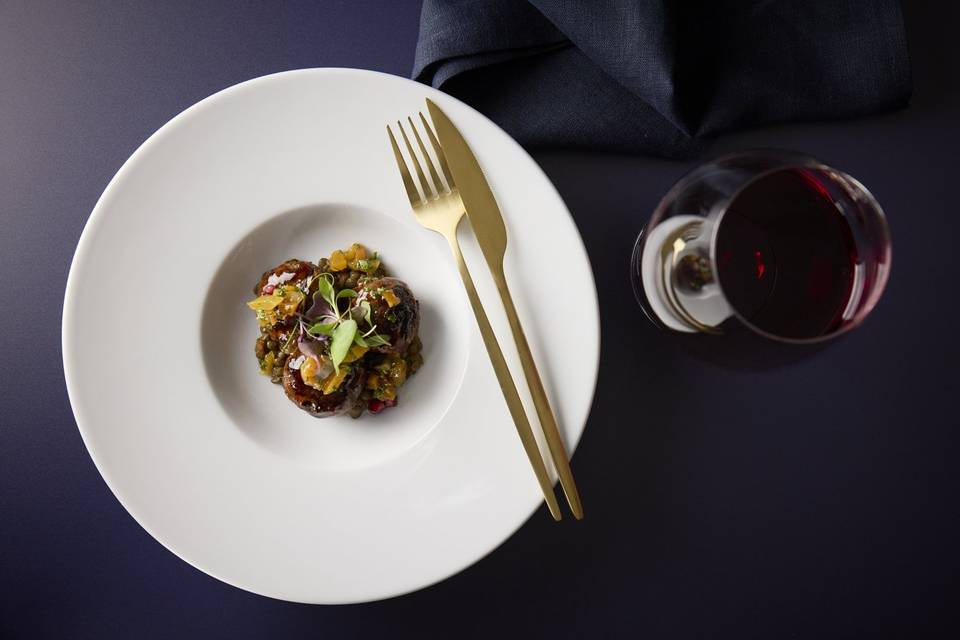 Sticky Lamb Meatballs Starter