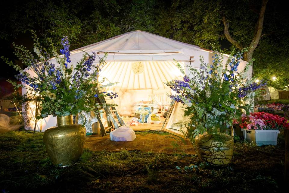 Decorative Hire Hooe's Yurts 12