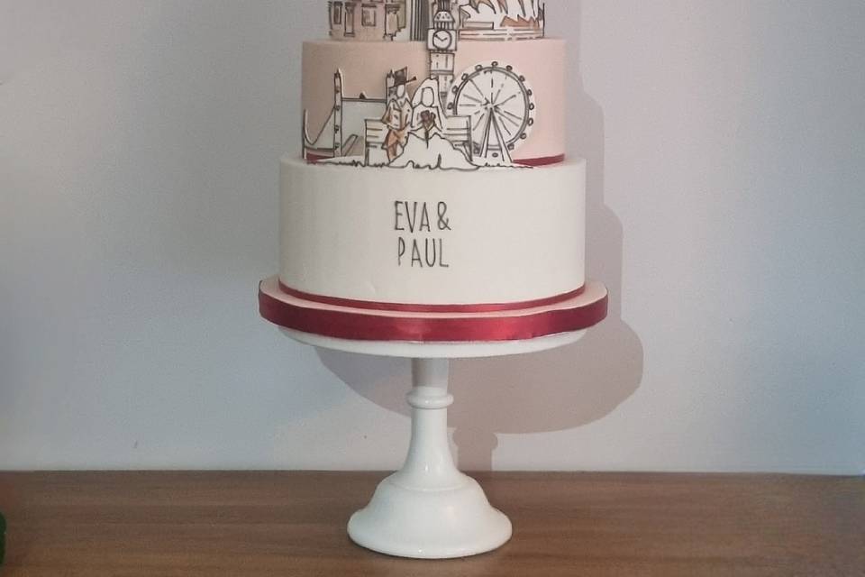 London landmark cake
