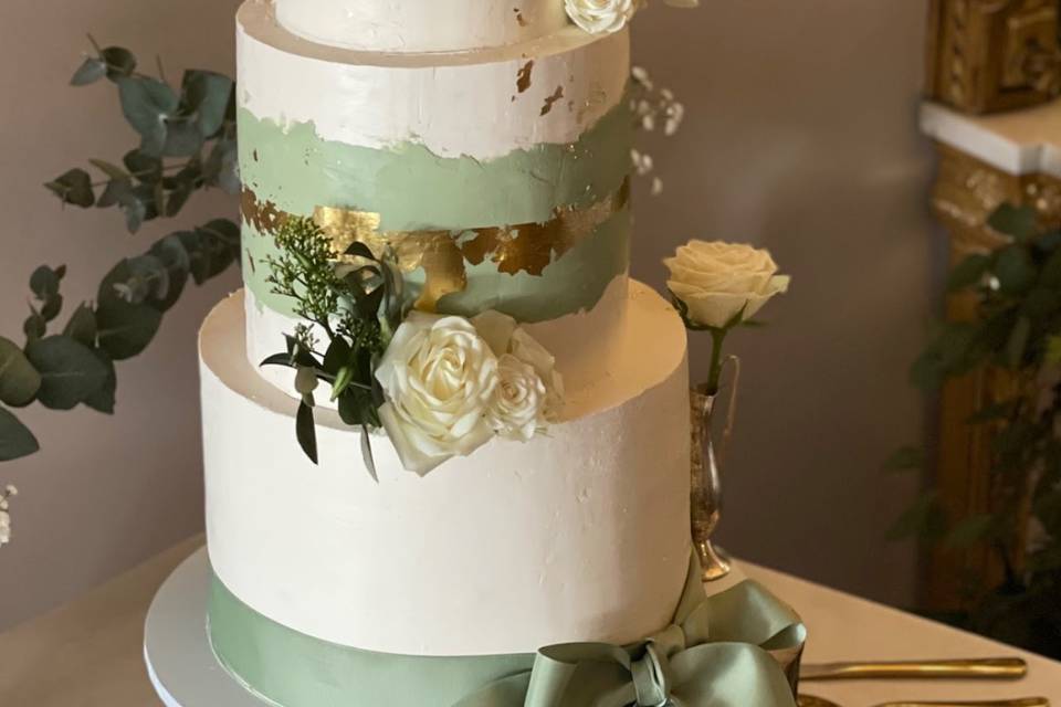Swiss meringue colour blend