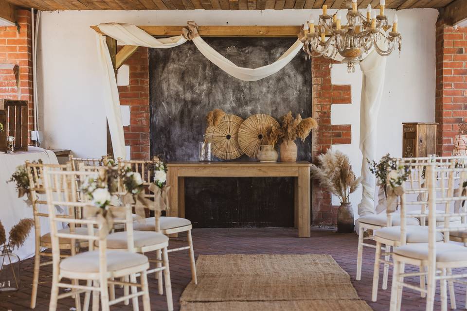 Rustic set up