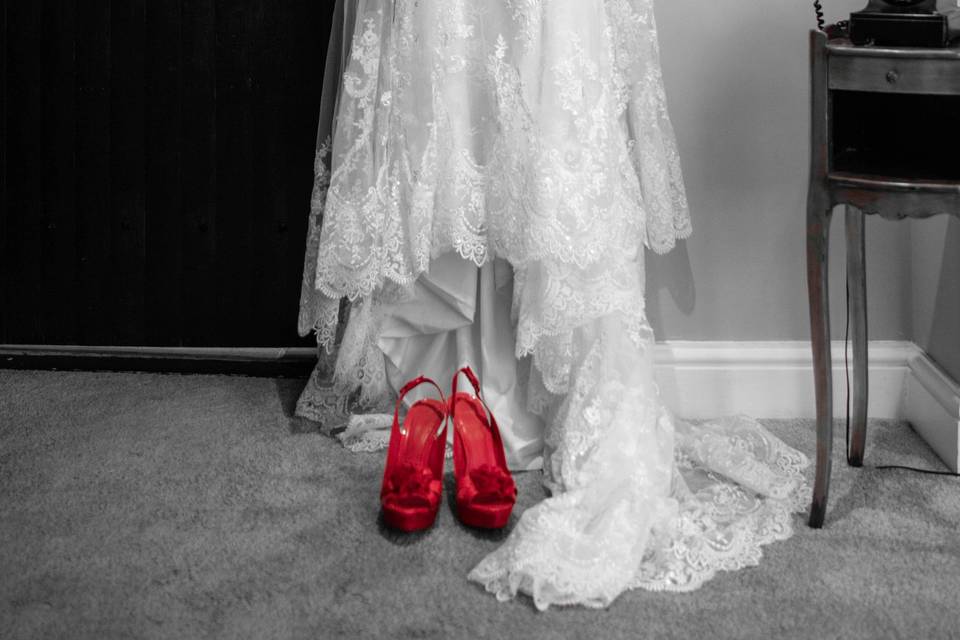 Red shoes