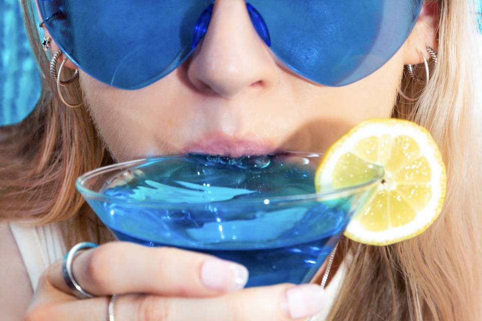 Blue cocktail theme