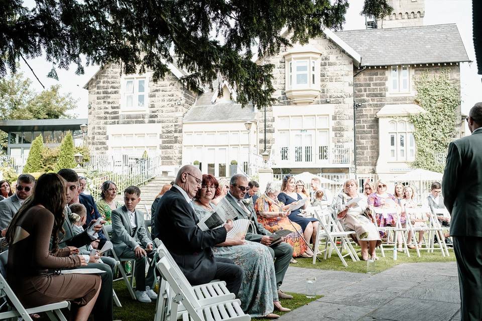 Outdoor ceremony