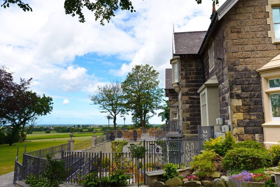 View of the countryside beyond