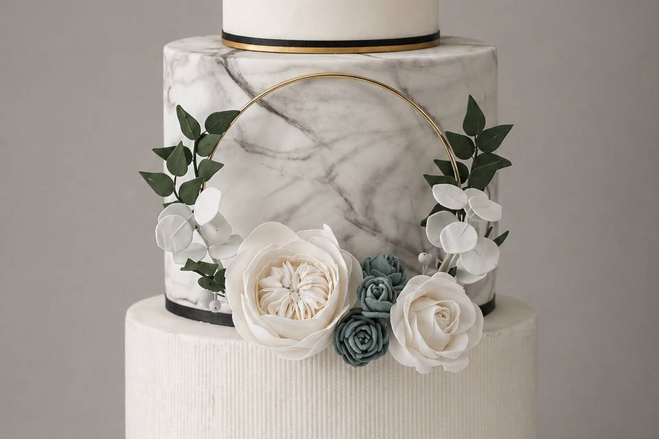 Modern wedding cake 2