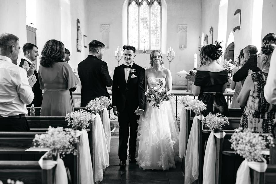 Villiers Barn Church Wedding
