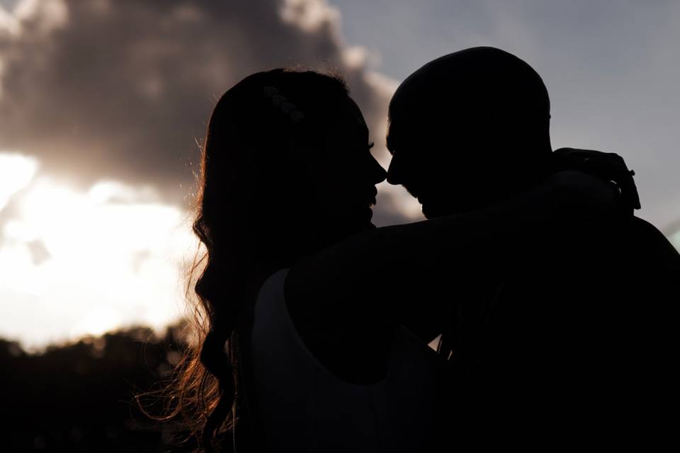 Bride & Groom Silhouette