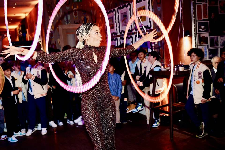 LED Hoop Performers