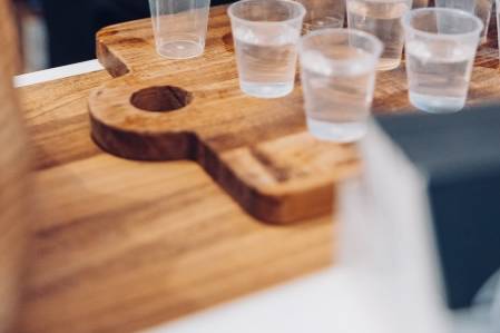 Pouring Drinks for the Guests