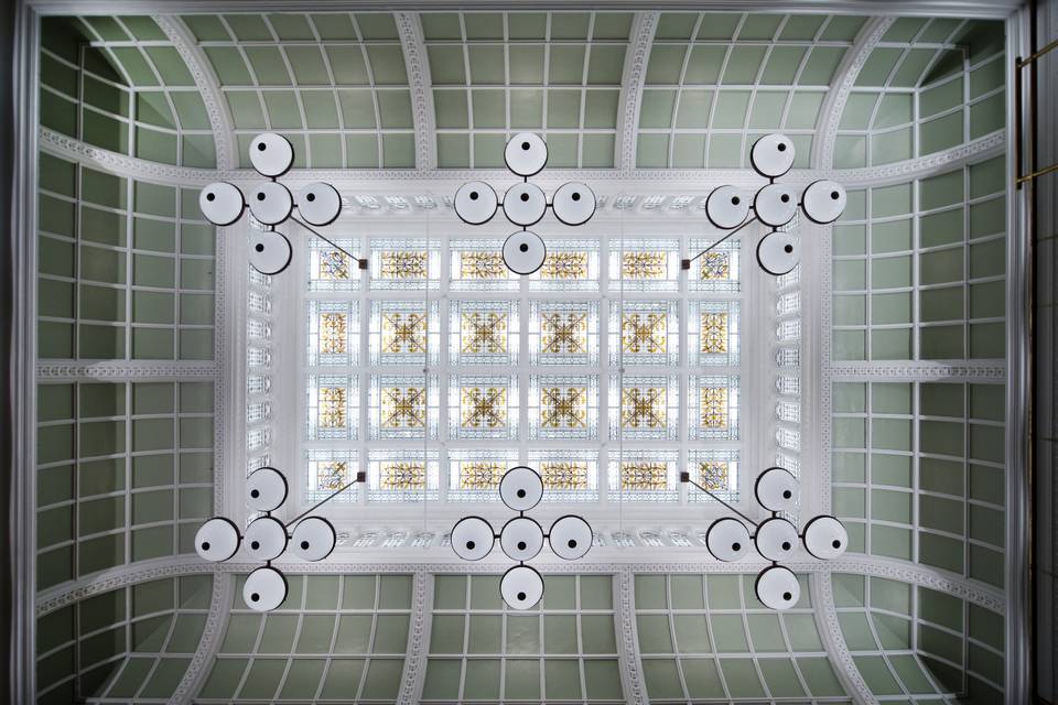 Courtroom ceiling