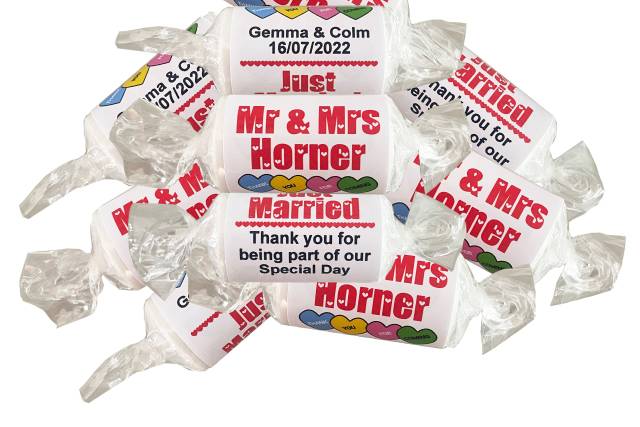 Personliased Love Hearts