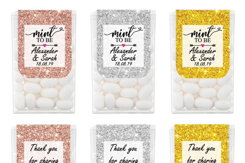Personalised Tic Tac Favours