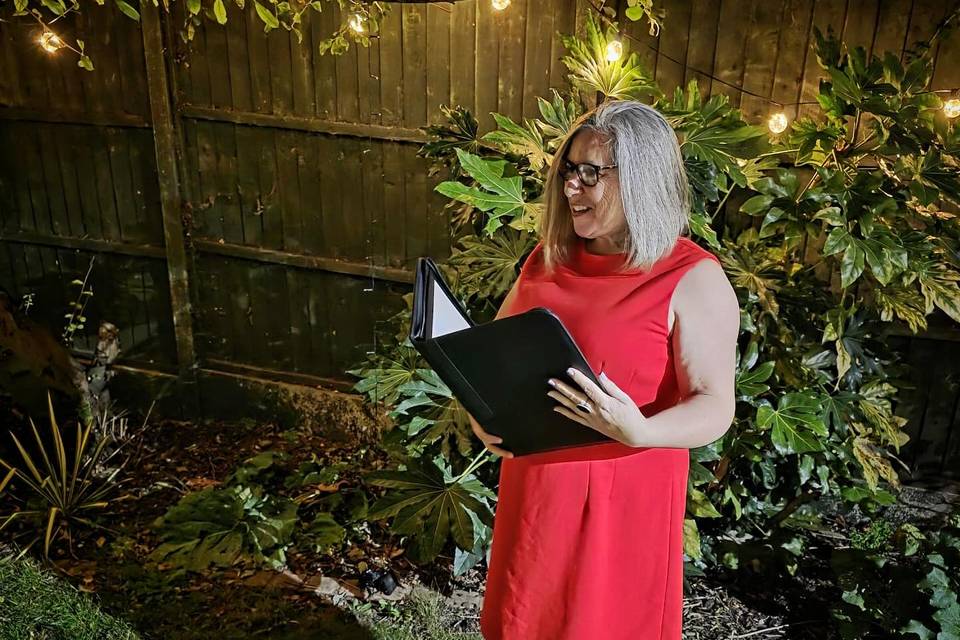 How about an evening ceremony?