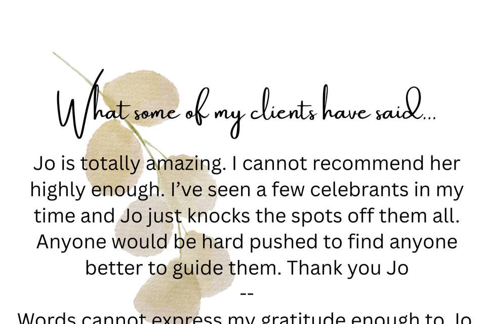 Snippets of reviews