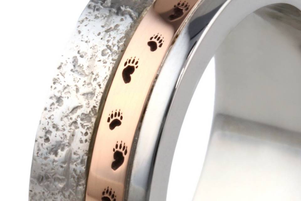Laser Engraved Wedding Ring