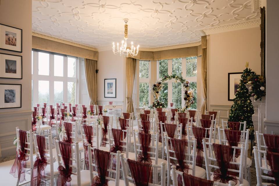 Festive wedding