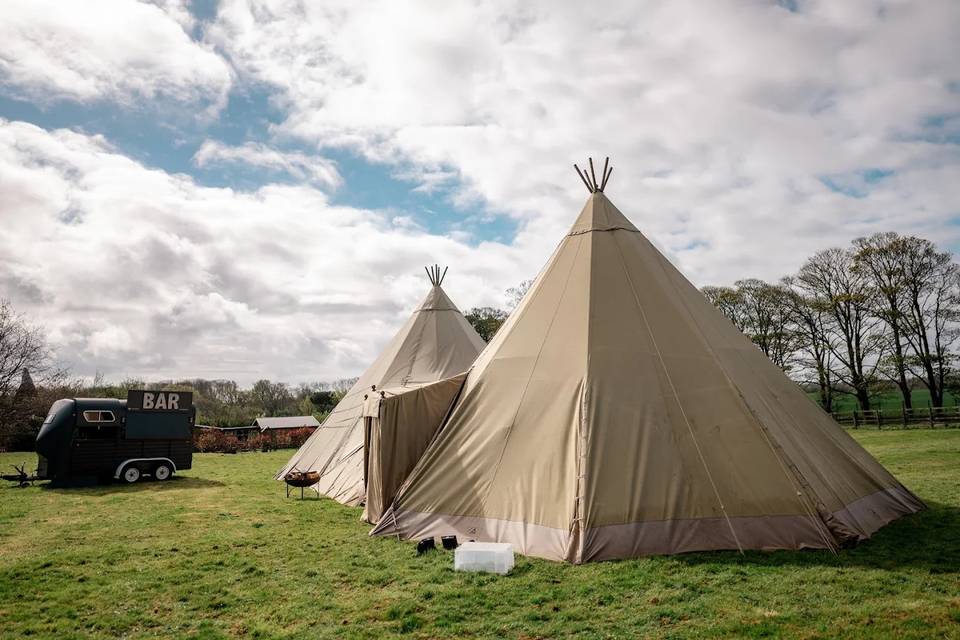 Tipi on the Paddock