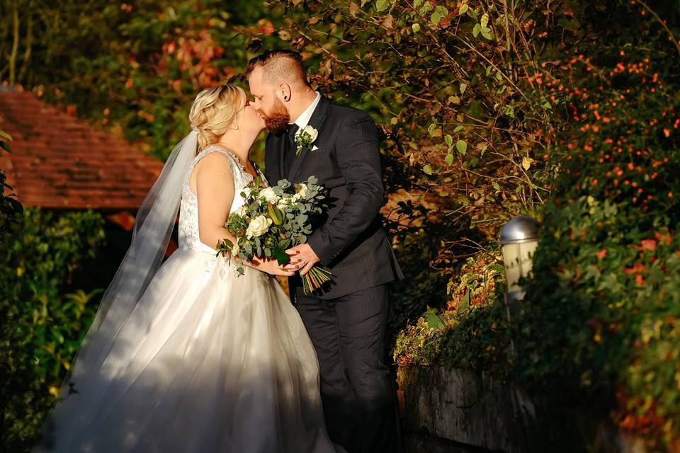 Couple in the gardens