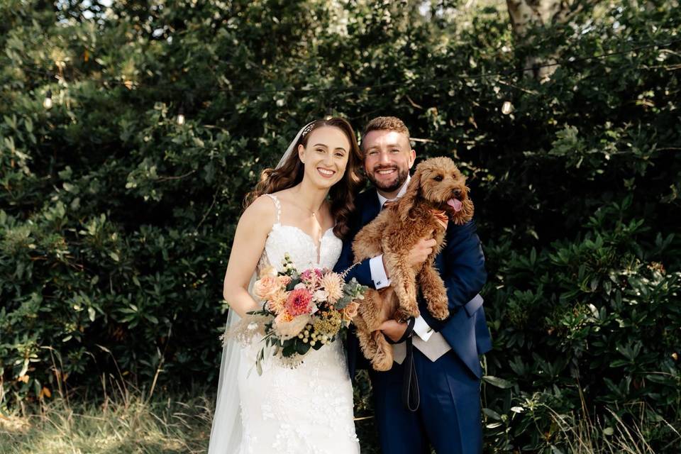 A very loved wedding guest