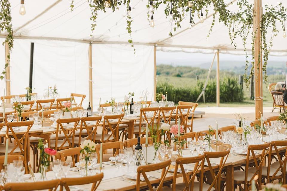 A marquee wedding