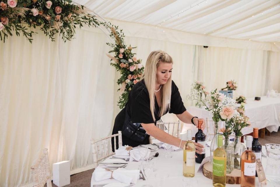 A marquee wedding