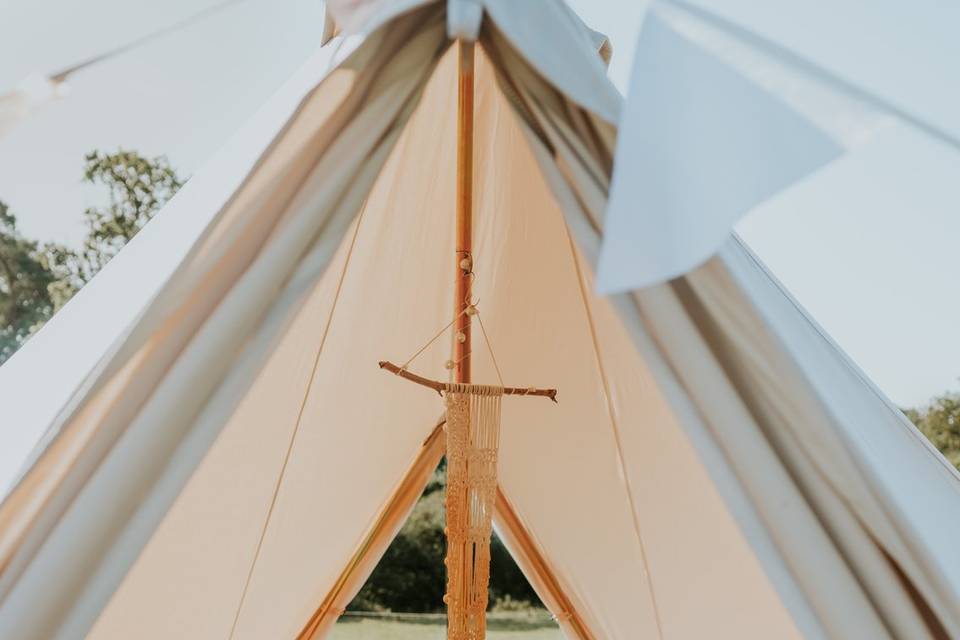 Chill out bell tent
