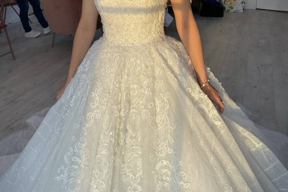 Golden hour bride