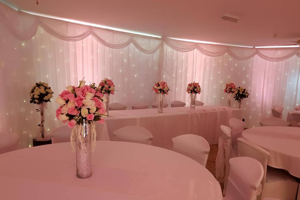 Twinkling LED Backdrops