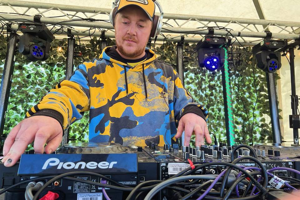 Playing a festival