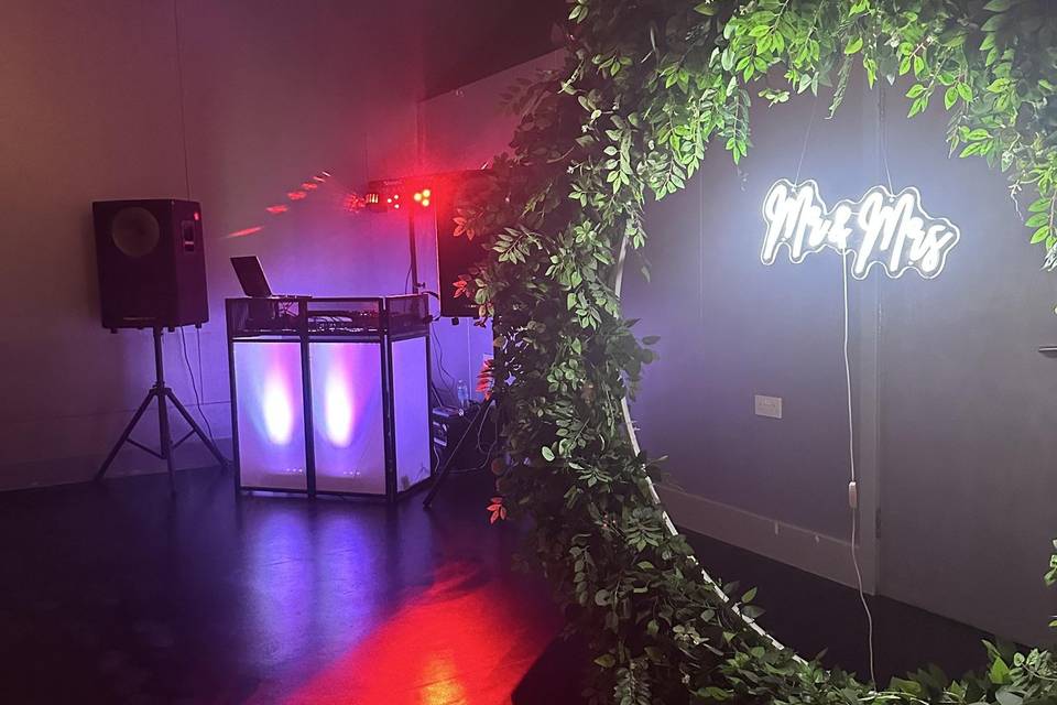 Wedding set up