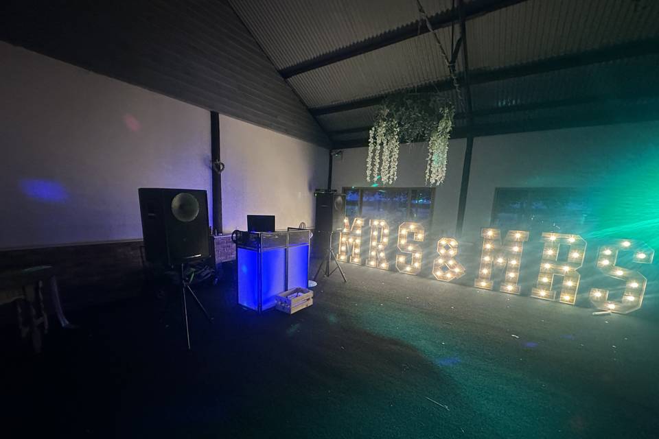 Wedding set up