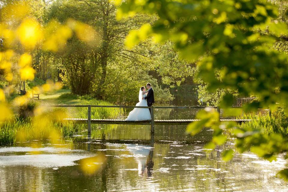 Bridal sunset photo