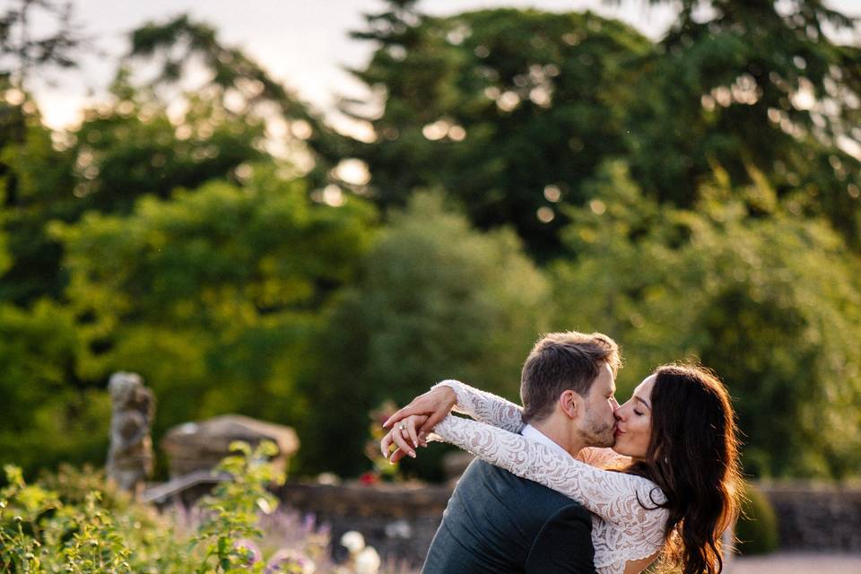 Couples portrait at Huntsham