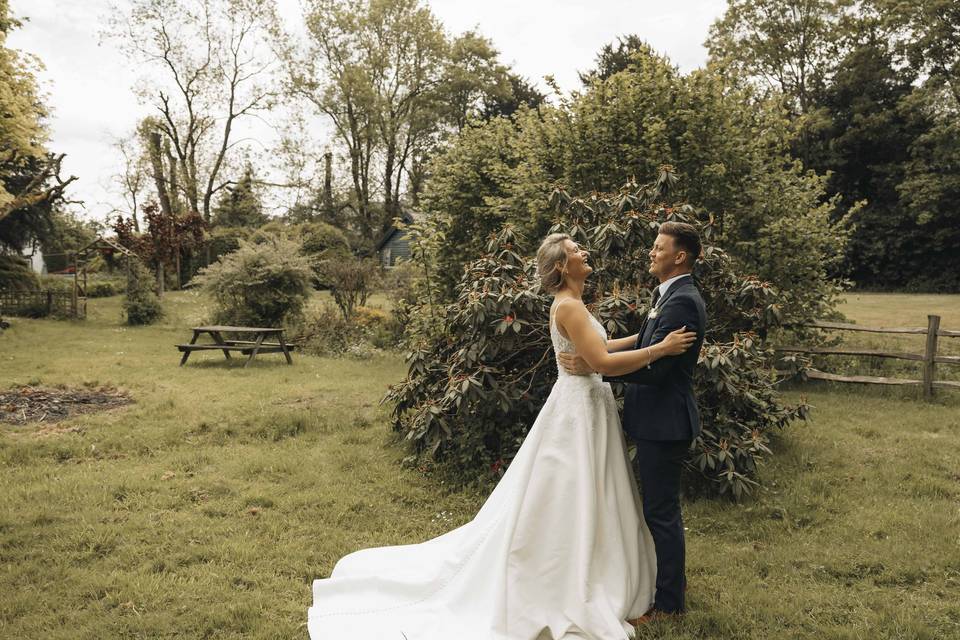 Bride and Groom first look