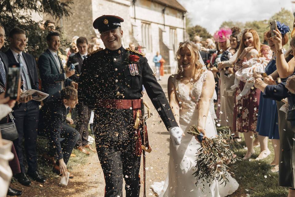 Hampshire Military Wedding