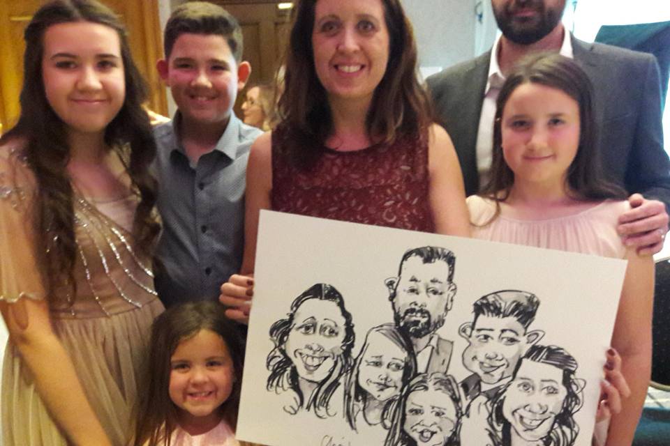 Family Caricature