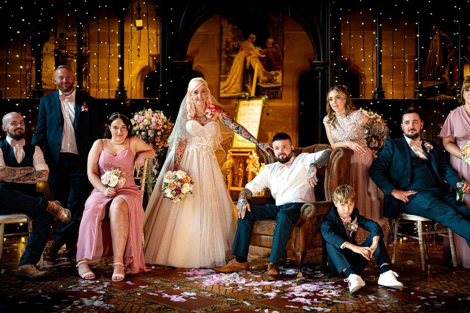 Group at peckforton castle