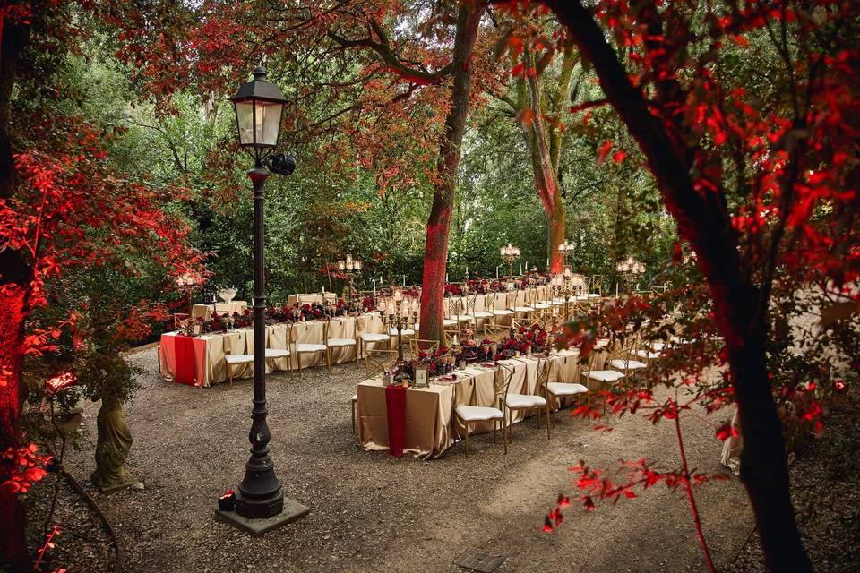 Red Italian Wedding Theme