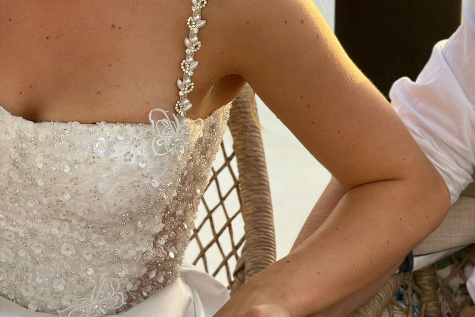 Beaded Wedding Dress